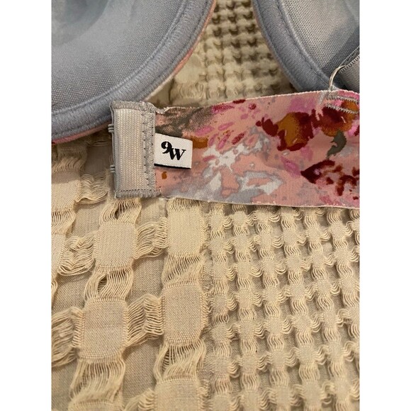 Nine West Bra Size 36C Underwire   Pink & Gray with Flowers Sexy Feminine - Picture 11 of 11